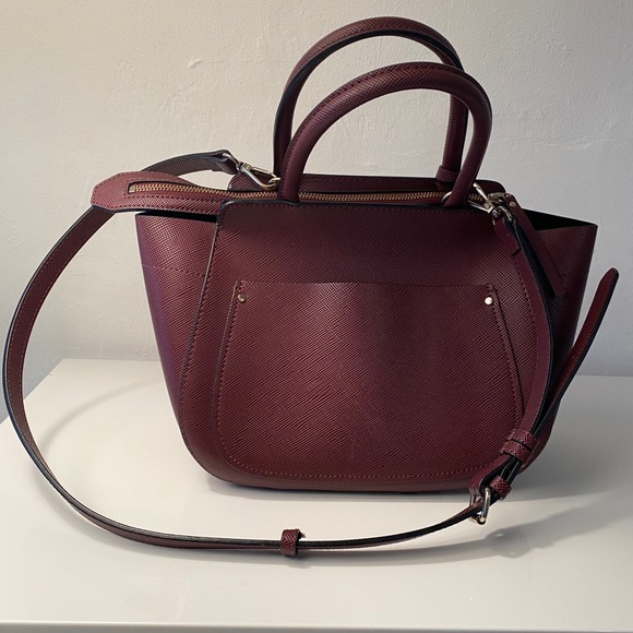 Purple Maroon Zara Basics handbag - Picture 2 of 4